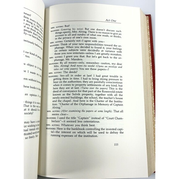 Henrik Ibsen Four Plays Franklin Library Vintage 1979 Illustrated Tony Eubanks - Picture 4 of 11